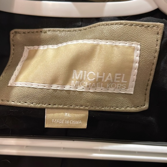 Michael Kors real leather moto jacket - Picture 11 of 11